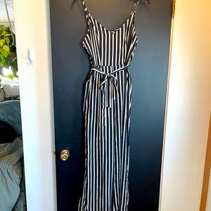 Striped Jumpsuit
